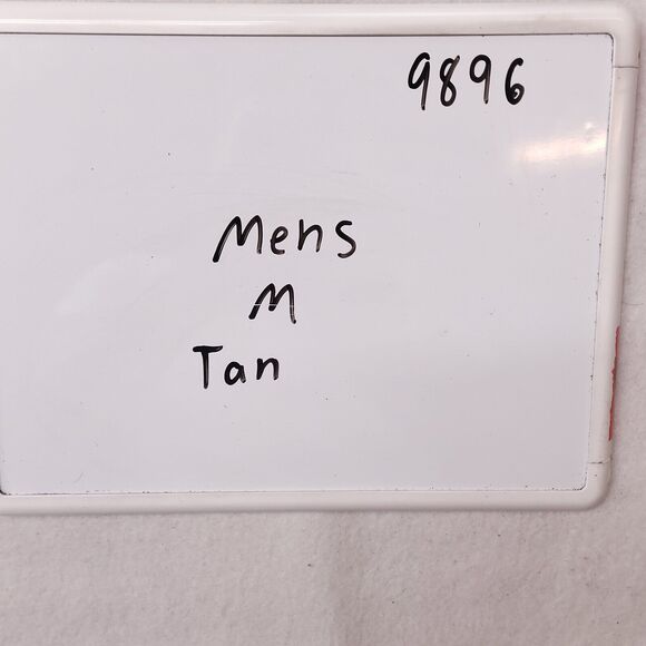 Arrow Casual Pullover Short Sleeve Polo Shirt Mens Size Medium M Beige - Picture 9 of 10